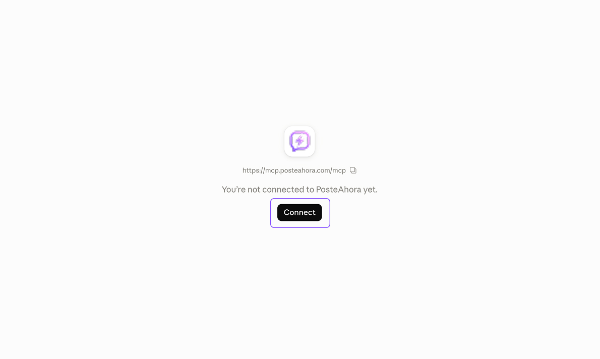 Click Connect
